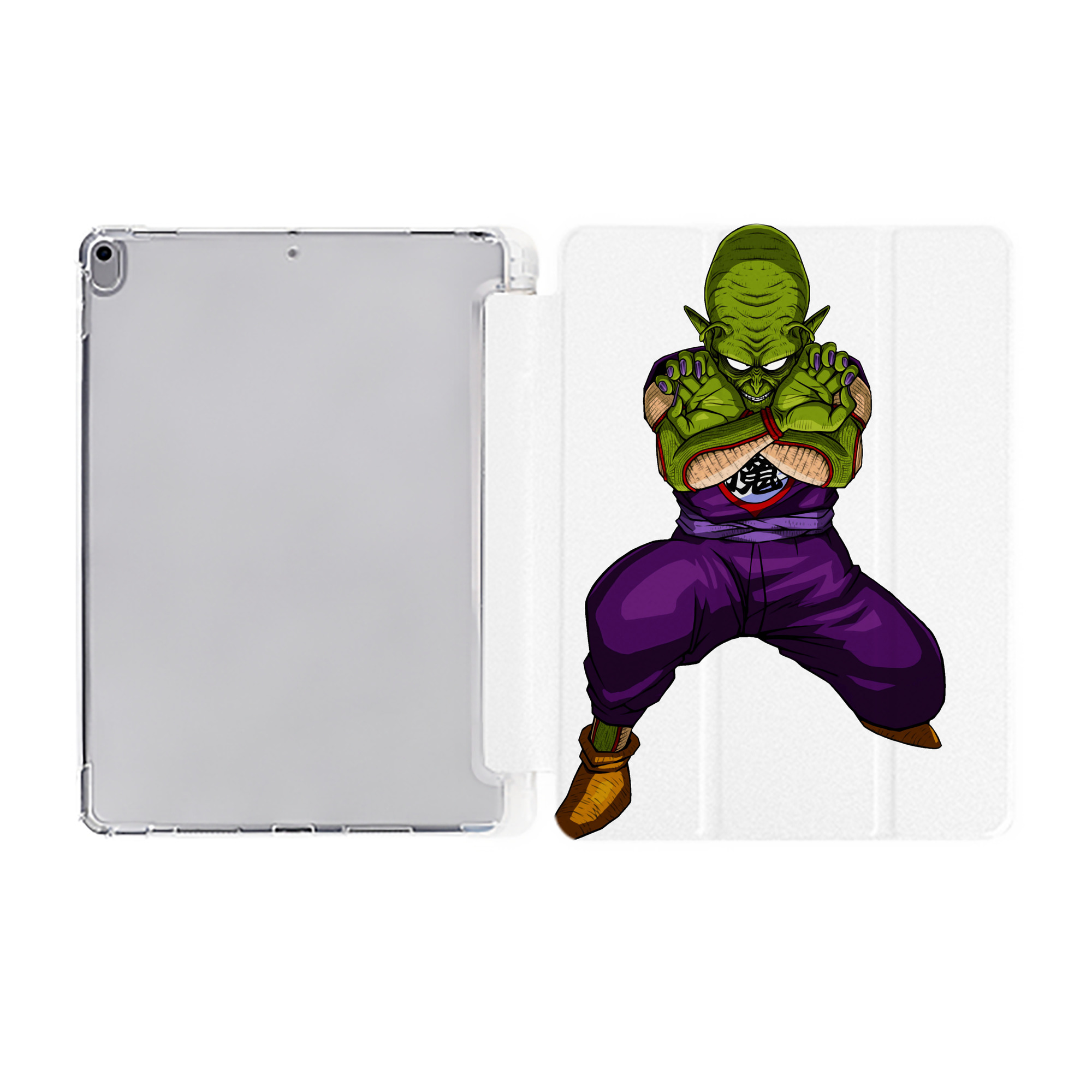 （画像用） ドラゴンボール DRAGON BALL IPad ケース ペン収納付き 三つ折りスタンド PUレザー×シリコン 対応機種9.5/10.5/10.9インチ